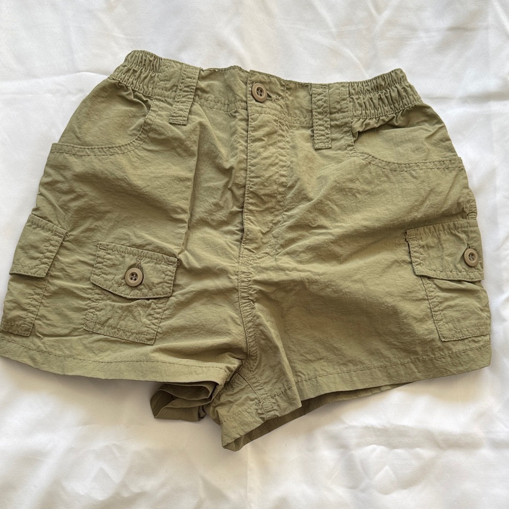 Women's Tan Cargo Shorts